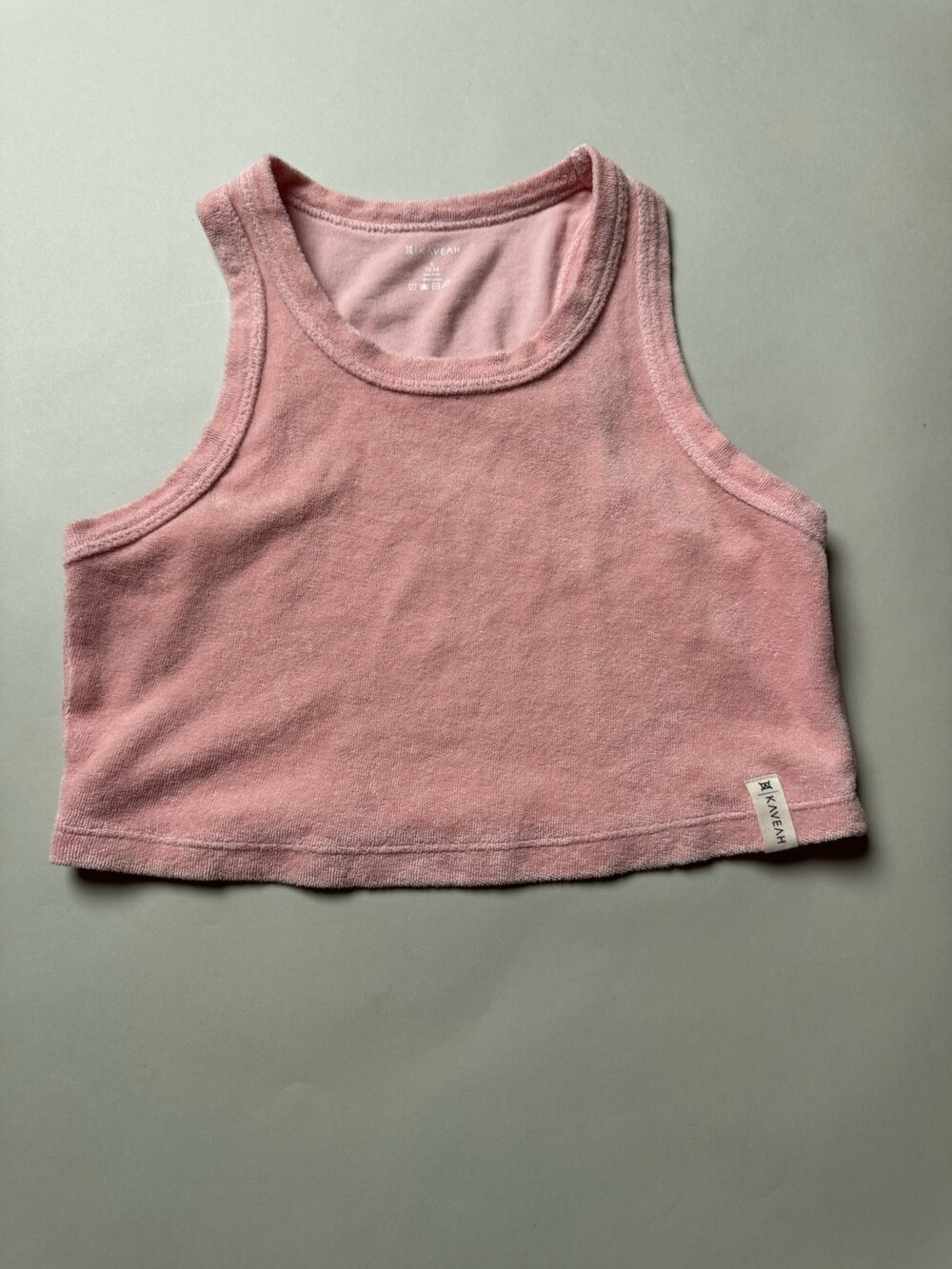 Kaveah Ribbed Racerback Tank Teen Size Medium Youth